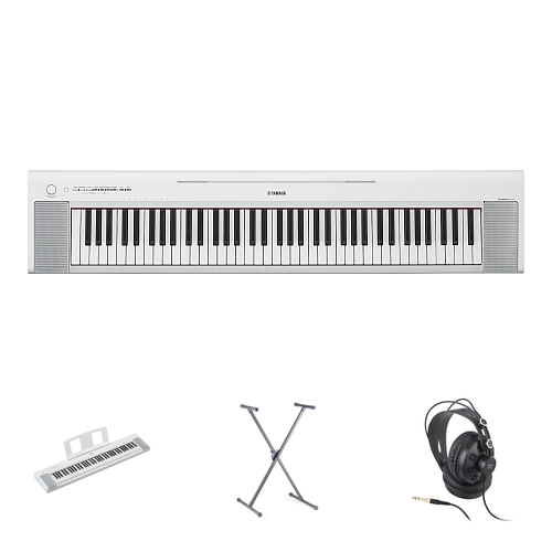 Yamaha NP-35 WH Portable Piano weiß Bundle/Set