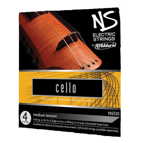 Daddario E-Cello Saiten 4/4 Medium NS510