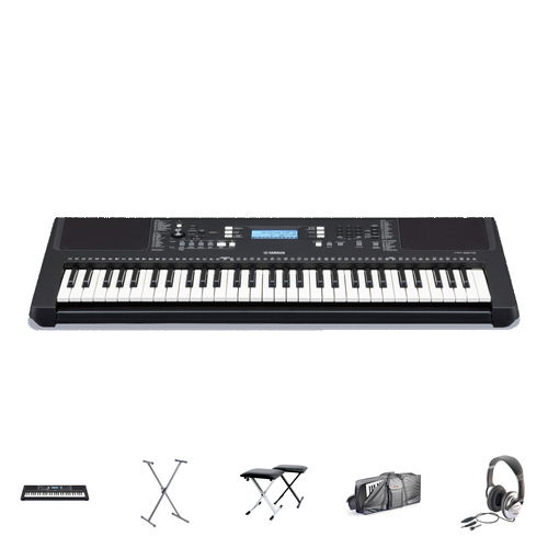 Yamaha PSR-E373 Keyboard Mega Set / Bundle