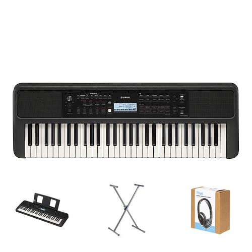 Yamaha PSR-E383 Keyboard Starter Set