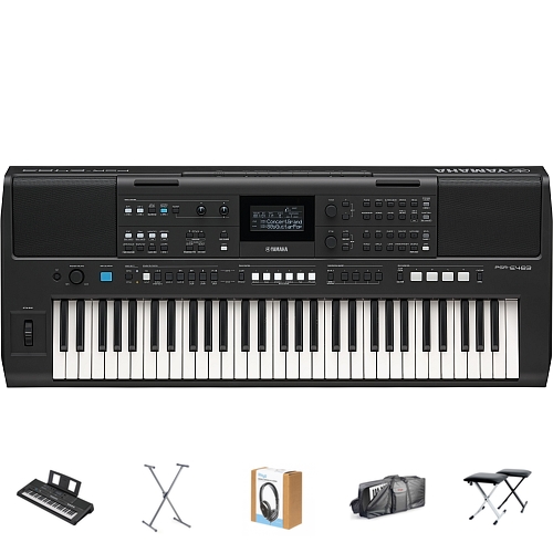 Yamaha PSR-E483 Keyboard Mega-Set