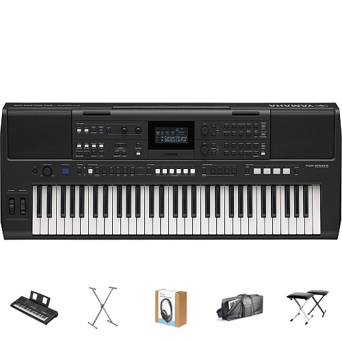 Yamaha PSR-E583 Keyboard Mega Set