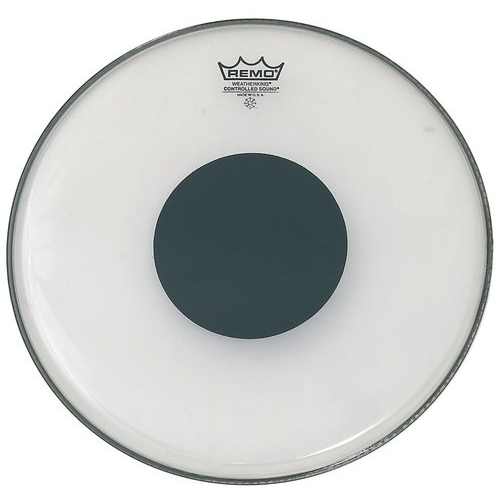 Remo CS Ambassador Black Dot 12"