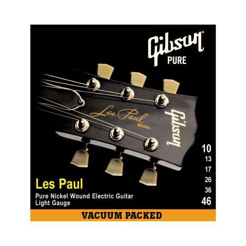 Gibson Les Paul Signature E-Gitarre 10-46 Strings Lights