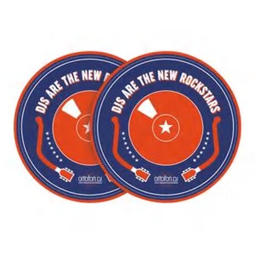 Ortofon Slipmat DJ orange/blue