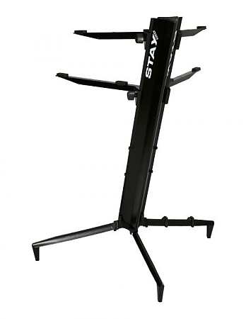 Stay Tower Keyboardständer schwarz 130cm; 2 Auflagen