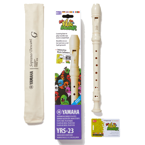 Yamaha YRS-23 Kinderblockflöte Set deutsch