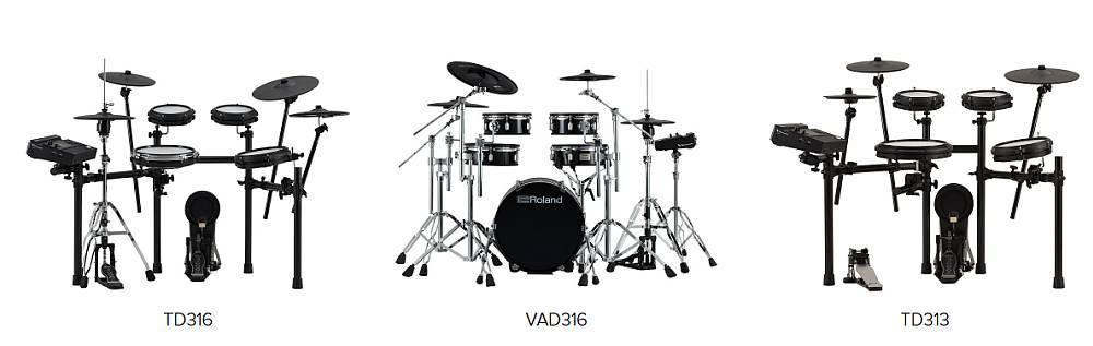 Roland V-Drums TD313 TD316 VAD316